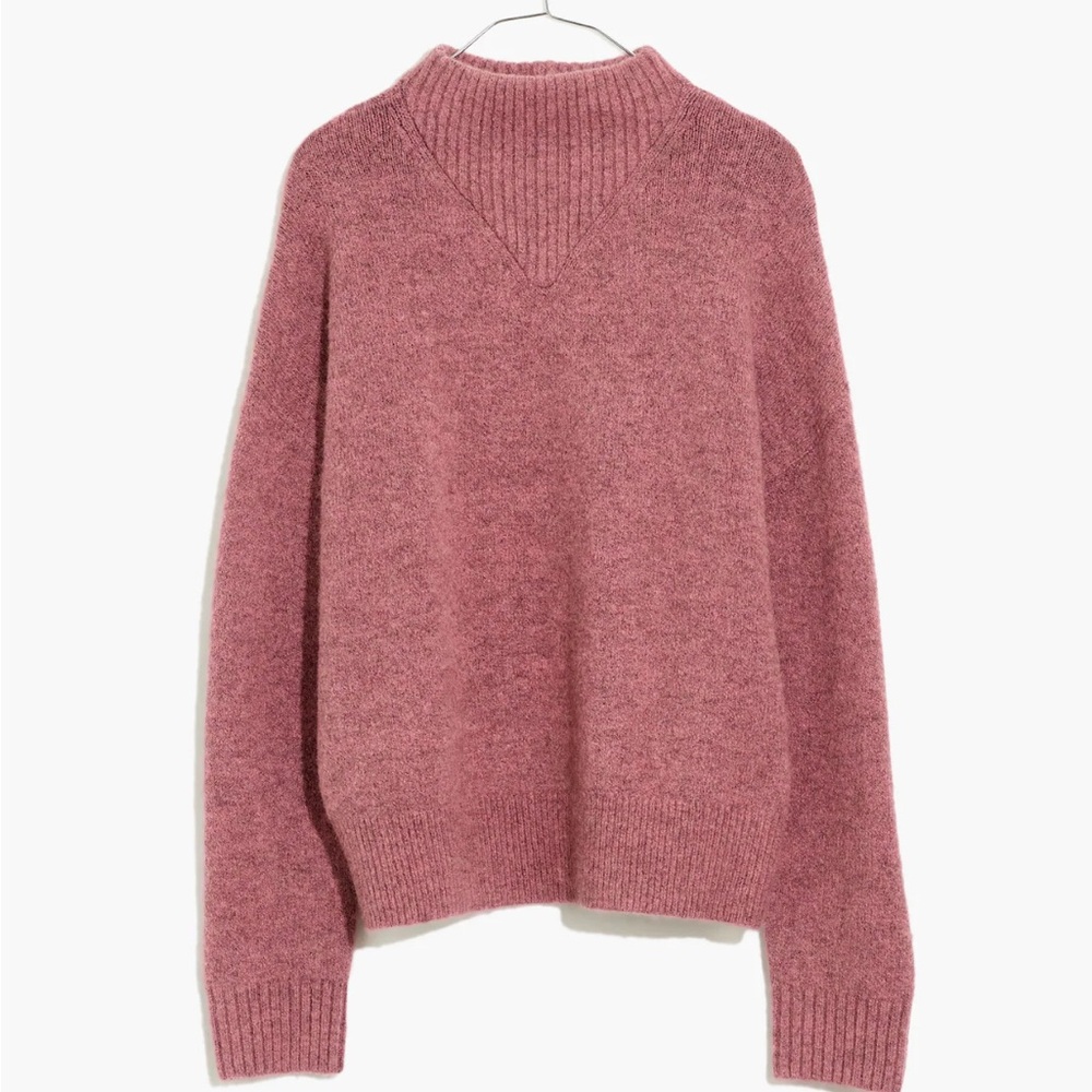 Madewell Dillon Mockneck Pullover Sweater